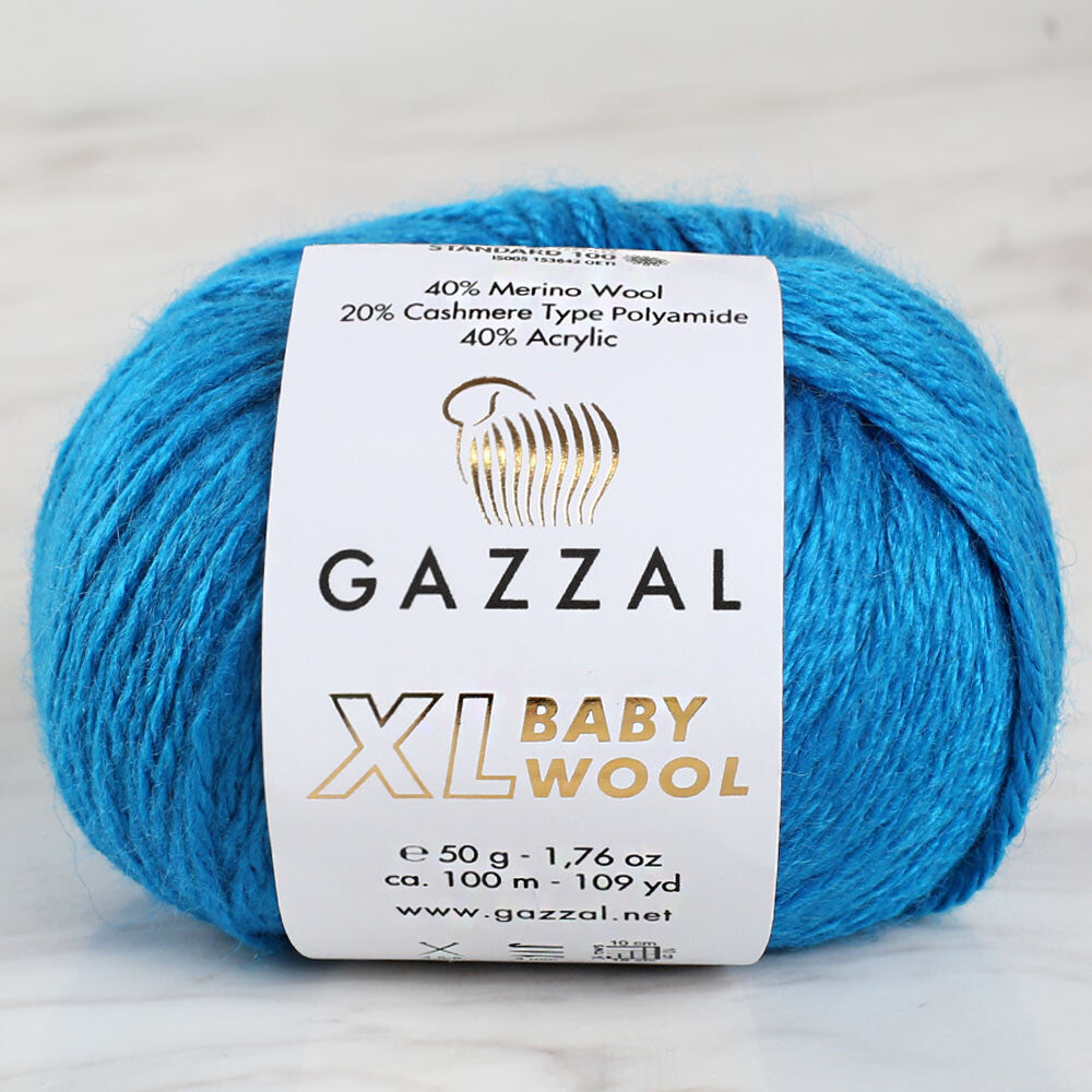 Gazzal Baby Wool XL Mavi Bebek Yünü - 822XL